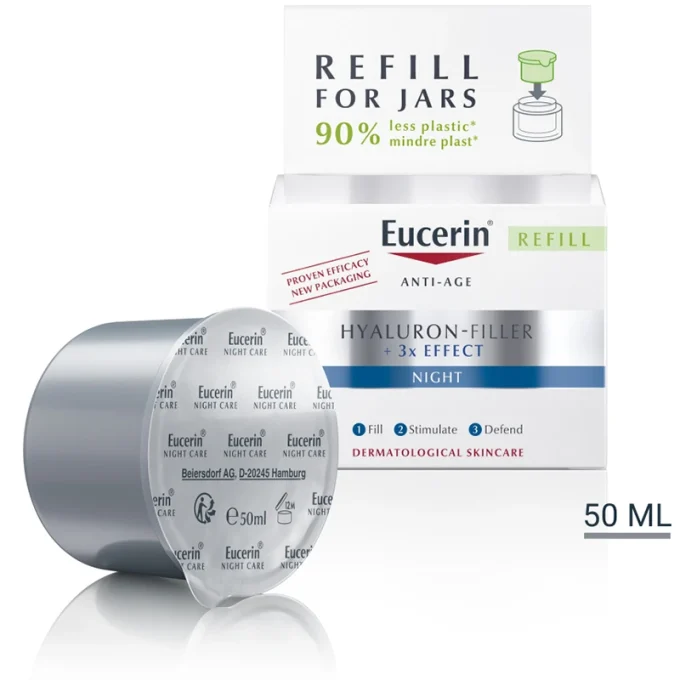 Eucerin Hyaluron-Filler + 3x Effect Firming Night Care Refill 50 ml Eucerin
