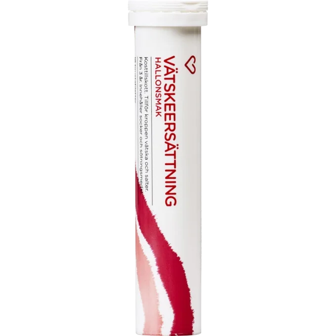 Hjärtats Vätskeersättning Hallon Brustablett 18 st Hjärtats