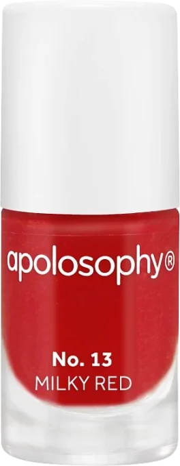 Apolosophy Nail Polish 4,5 ml Milky Red Apolosophy