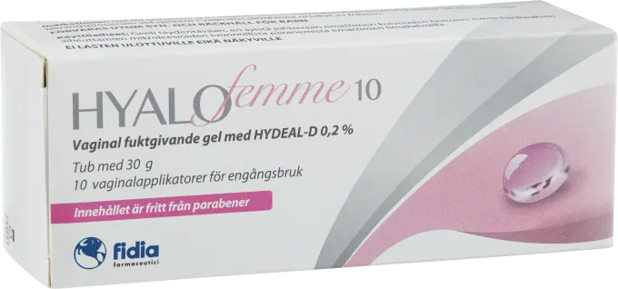 Hyalofemme Vaginalgel med Hydeal-D 0,2% 30 g Hyalofemme