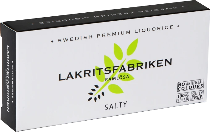 Lakritsfabriken Premium Salty Liquorice 40 g Lakritsfabriken