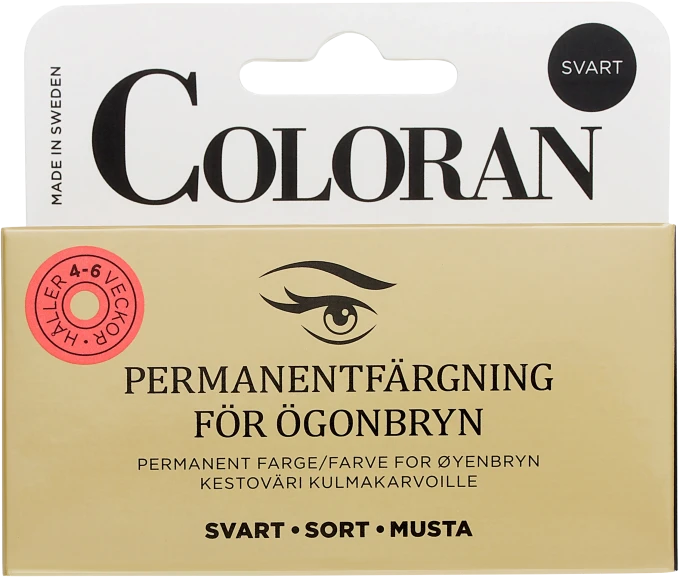 Coloran Ögonbrynsfärg 1st Svart Coloran