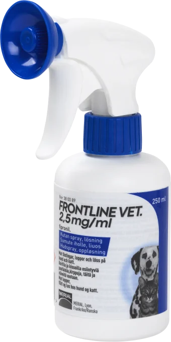 Frontline Vet. Kutan spray 2,5 mg/ml 250 ml Frontline