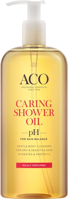 ACO Caring Shower Oil parfymerad 400 ml ACO