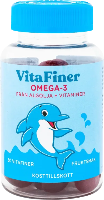 VitaFiner Omega 3 från Alg 30 tuggisar Vitabeaner
