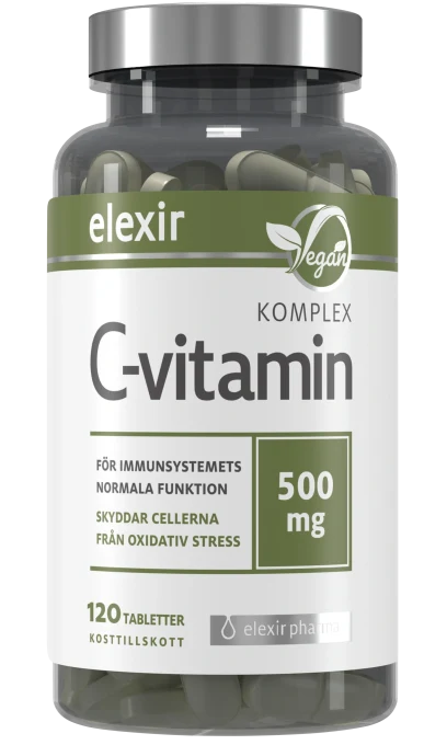Elexir C-vitamin Komplex 120 tabletter Elexir Pharma