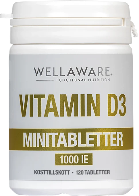 WellAware Vitamin D3 1000IE 120 minitabletter WellAware