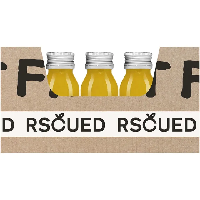 RSCUED Shot Ingefära/Citron 6 cl Låda 25-pack Rscued