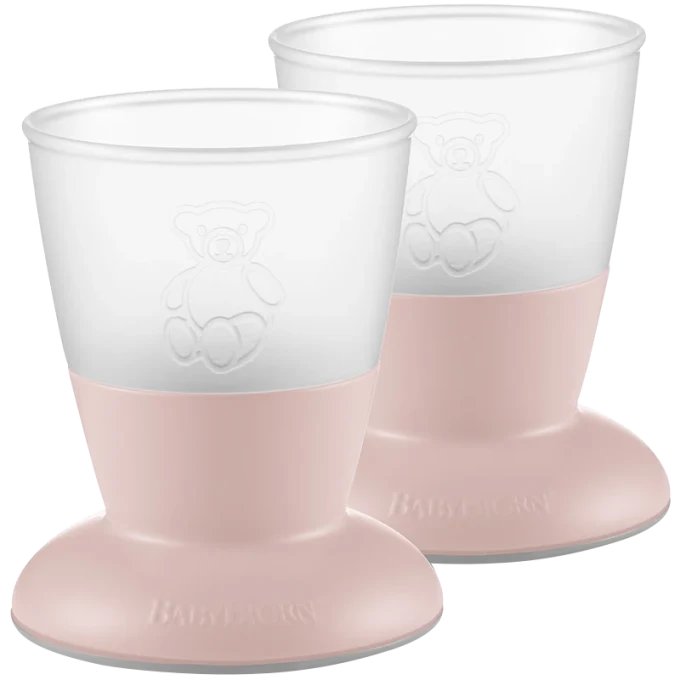 BabyBjörn Barnglas Blekrosa 2-pack BabyBjörn