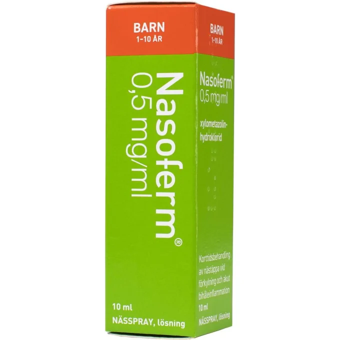 Nasoferm nässpray 0,5 mg/ml 10 ml Nasoferm
