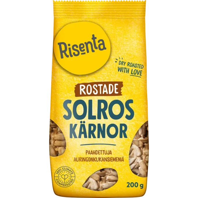 Risenta Solroskärnor Rostade 200 g Risenta