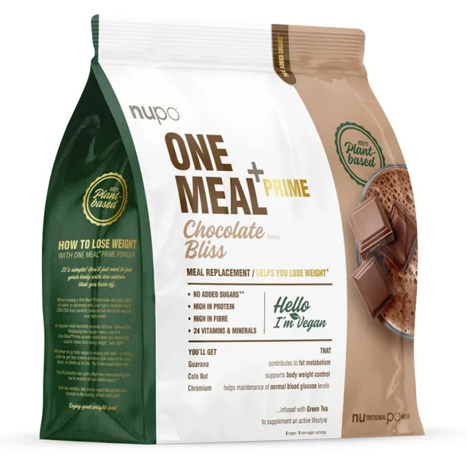 Nupo One Meal +Prime Vegan Shake Chocolate Bliss 360g Nupo