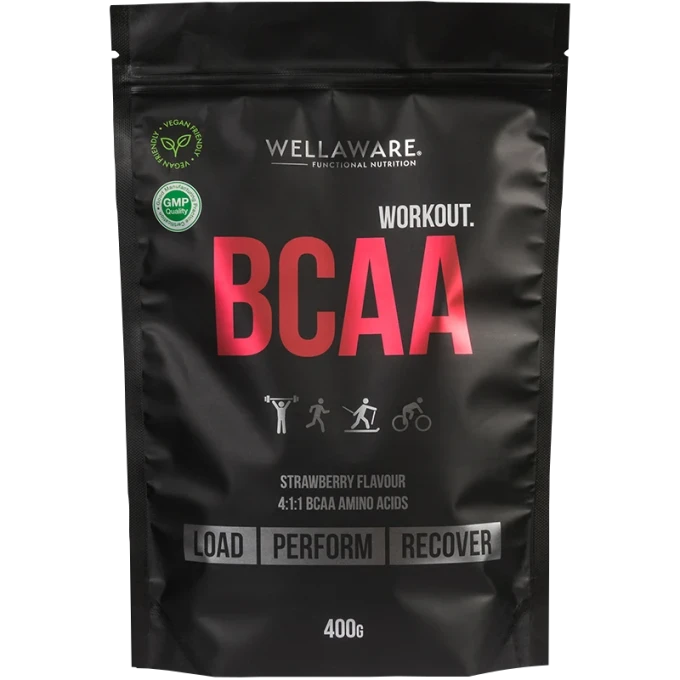 WellAware BCAA Jordgubb 400 g WellAware
