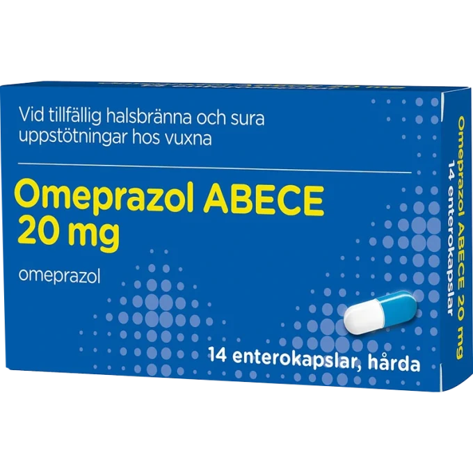 ABECE Omeprazol 20 mg 14 kapslar ABECE
