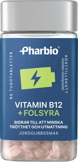 Pharbio B12 + Folsyra 90 st Pharbio