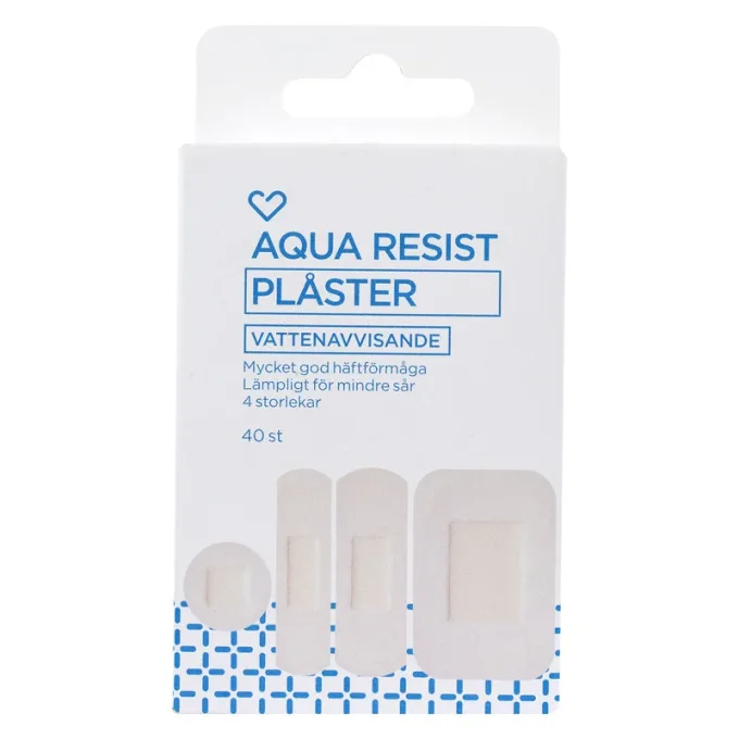 Hjärtats Aqua Resist 40 st Hjärtats