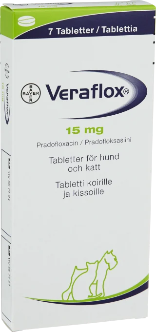 Veraflox Tablett 15mg Blister, 7tabletter 