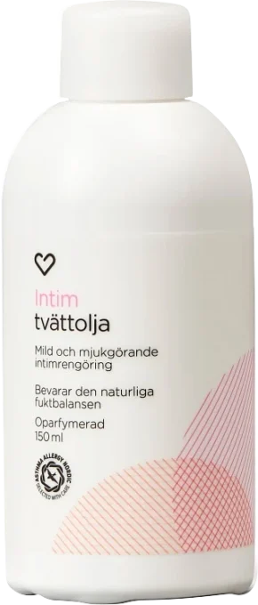 Hjärtats Intim Tvättolja Oparfymerad 150ml Hjärtats
