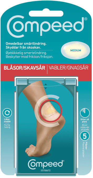 Compeed Skavsårsplåster Medium 5 st Compeed