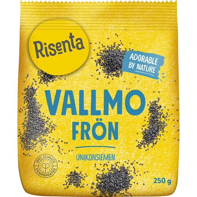 Risenta Vallmofrön 250 g Risenta