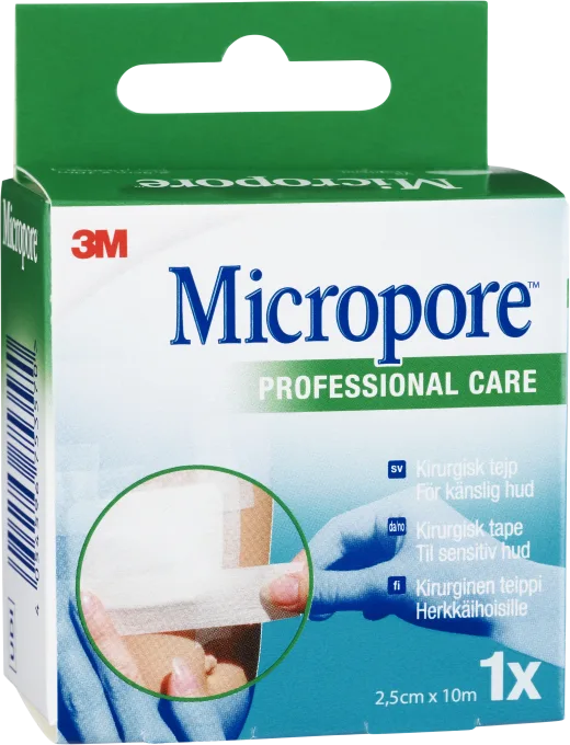 Micropore kirurgtejp vit refill 10 m x 2,5 cm 1 st Micropore