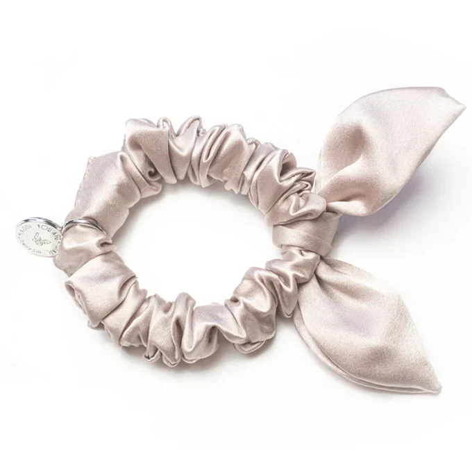 Amelie Soie Silk Bow Greige Amelie Soie