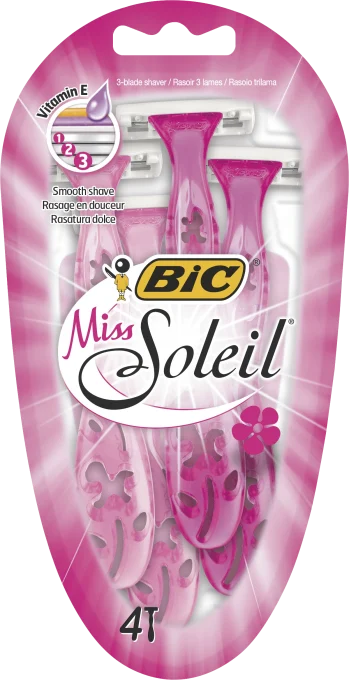 BIC Miss Soleil Rakhyvlar för Kvinnor 4-pack BIC