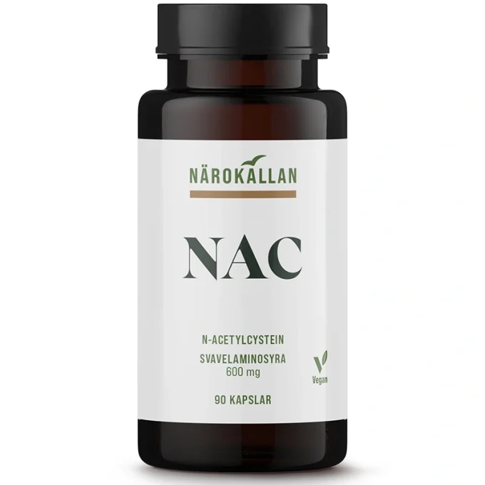 Närokällan NAC N-Acetylcystein 600 mg 90 kapslar Närokällan