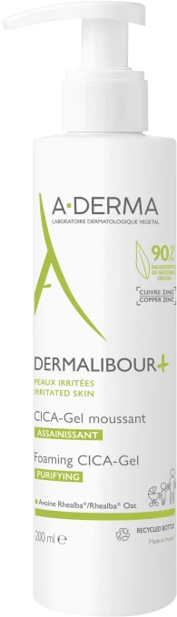 A-Derma Dermalibour+ Cica Foaming Gel 200 ml A-Derma
