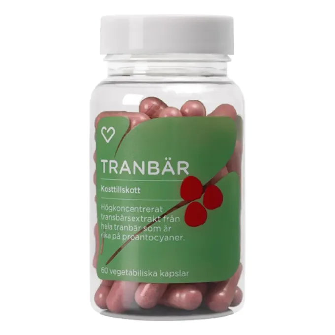 Hjärtats Tranbär Kapsel 60 st Hjärtats