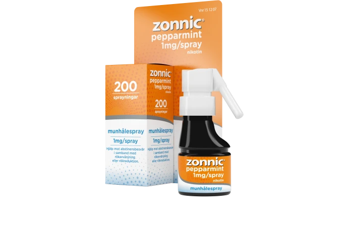 Zonnic Pepparmint munhålespray 1 mg/spray 200 sprayningar Zonnic