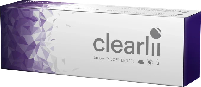 Clearlii Daily Soft Lenses endagslins 30-pack -2.75 Clearlii