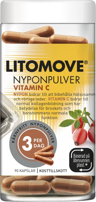 Litomove Nyponpulver Kapslar 90 st Litomove