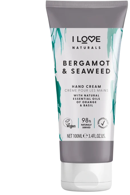 I LOVE Naturals Bergamot & Seaweed Hand Cream 100ml I Love...