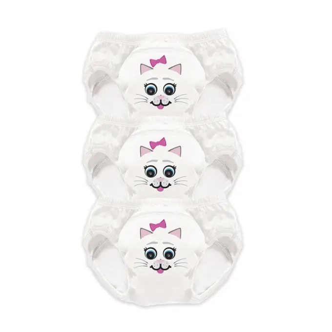 My Carry Potty Potträningsbyxa Katt 3-pack 3-4 år Mycarrypotty