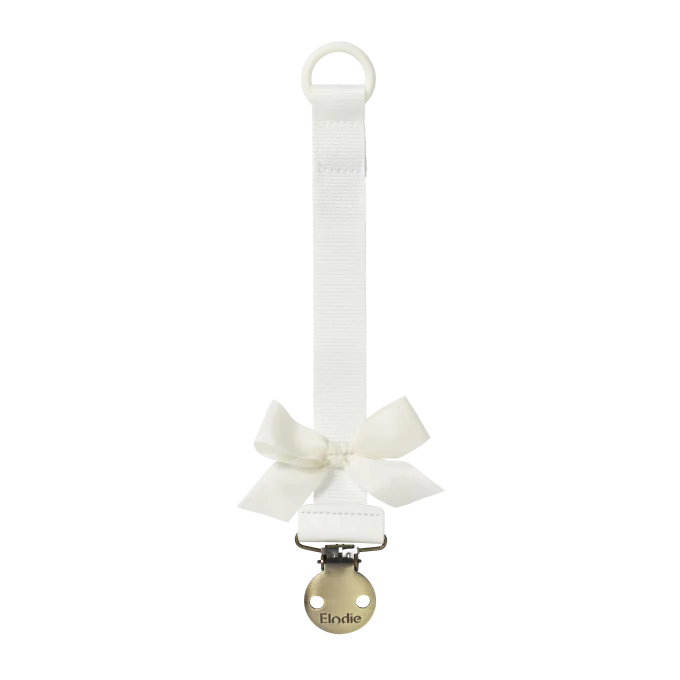 Elodie Pacifier Clip Vanilla White 0-3 år Elodie Details