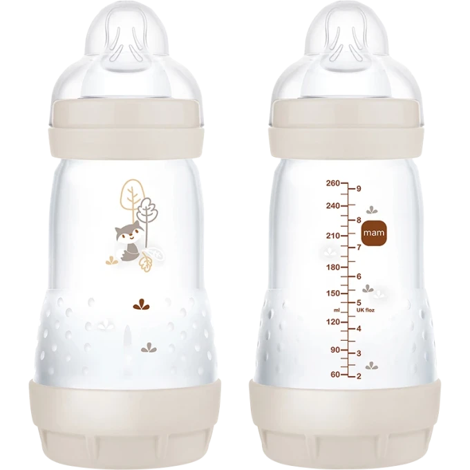 MAM Easy Start Anti-Colic Nappflaska Neutral 2-pack 260ml Mam