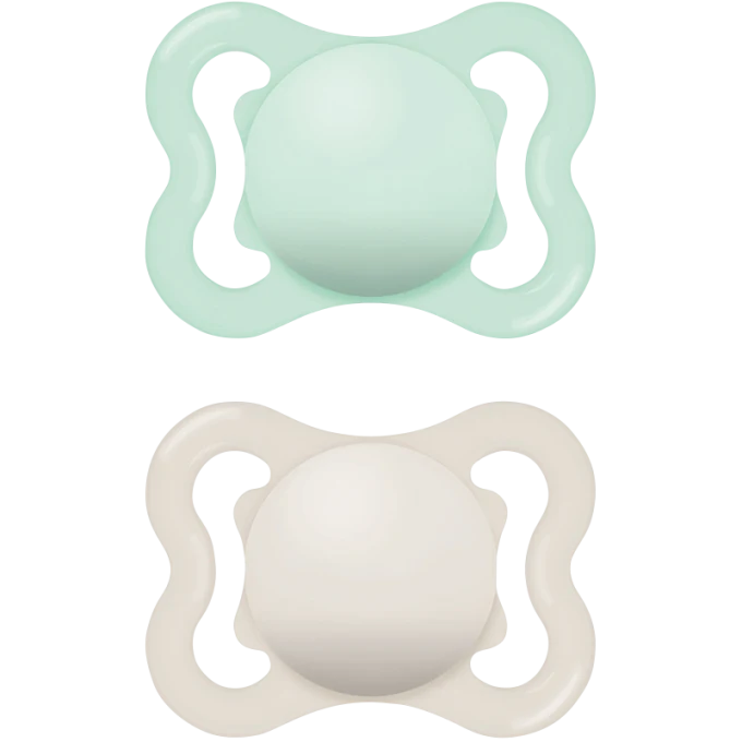 MAM Air Napp Silicone 0-6 mån 2-pack Blå Mam