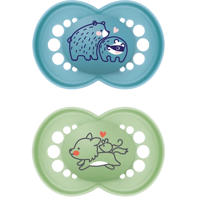 MAM Original Napp 16-36 mån Latex 2-pack Box Blå Mam