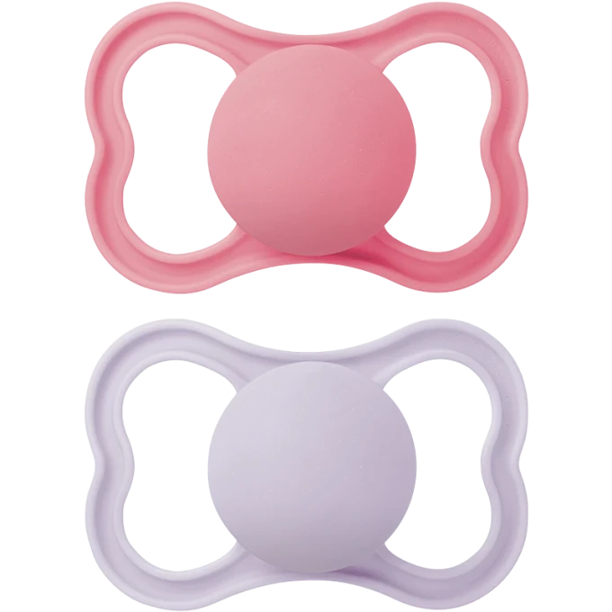 MAM Air Napp Silicone 16-36 mån 2-pack Rosa Mam