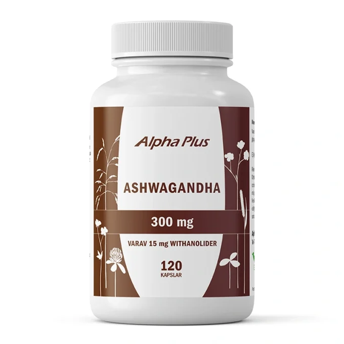 Alpha Plus Ashwagandha 120 kapslar Alpha Plus