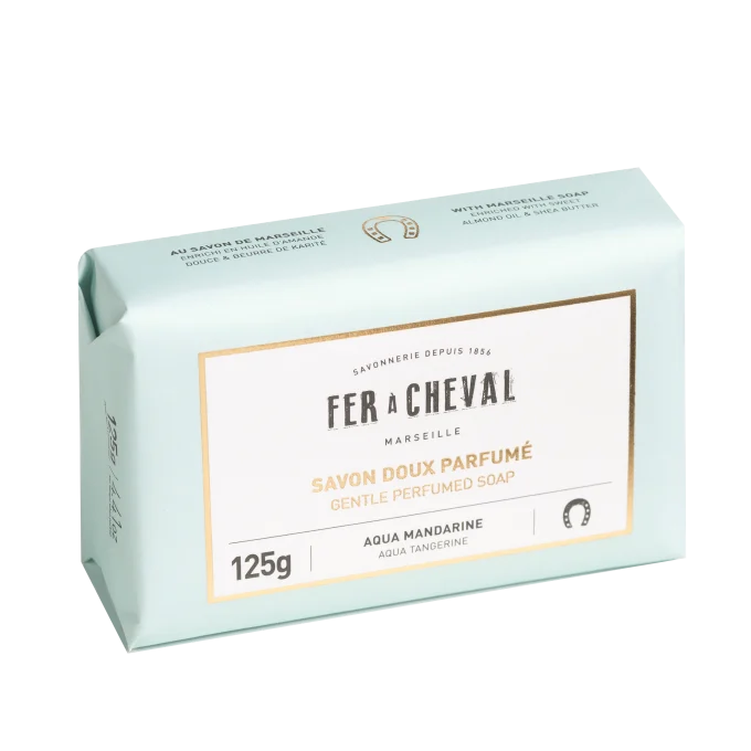 Fer à Cheval Fast Tvål Aqua Tangerine 125 g Fer a Cheval