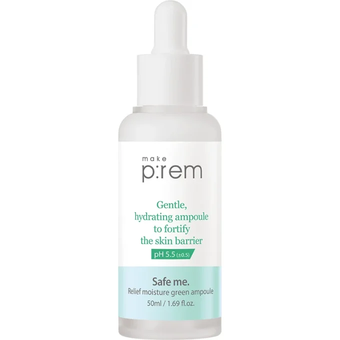Make P:rem Safe Me Relief Moisture Green Ampoule 50 ml Makeprem