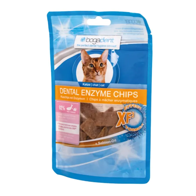 Bogadent Dental Enzyme Chips Katt 50 g bogadent