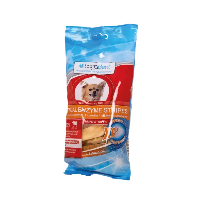 Bogadent Dental Enzyme Stripes Mini Dog 100 g bogadent
