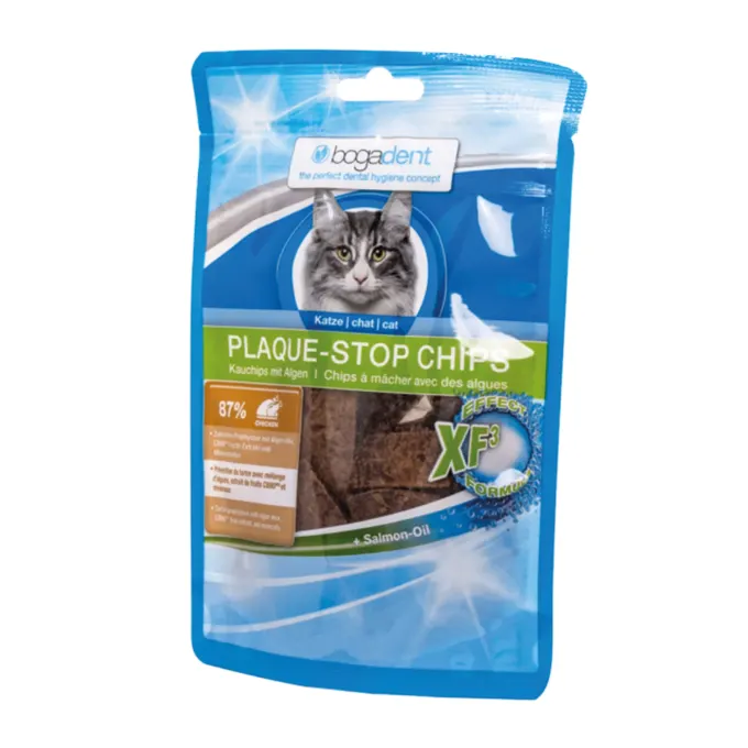 Bogadent Plaque-Stop Chips Chicken Katt 50 g bogadent