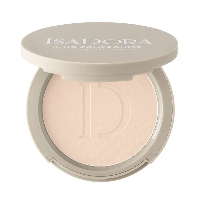 IsaDora The No Compromise Matte Longwear Powder 7 g 61 Cool Ivory IsaDora