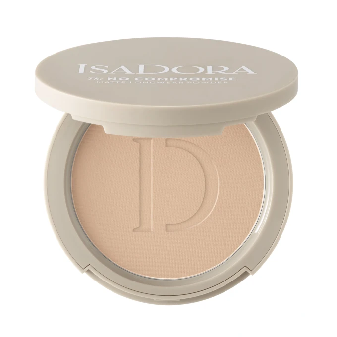 IsaDora The No Compromise Matte Longwear Powder 7 g 66 Warm Beige IsaDora