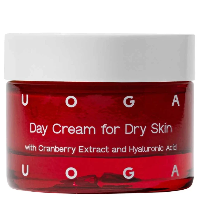 Uoga Uoga Day Cream For Dry And Normal Skin With Cranberry Extract And Hyaluronic Acid 30 ml Uoga Uoga
