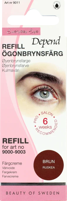 Depend Refill Ögonbrynsfärg Brun Depend